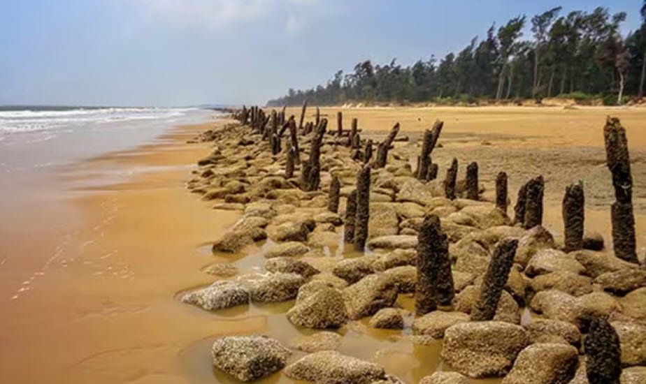 Shankarpur Sea beach, West Bengal, India
